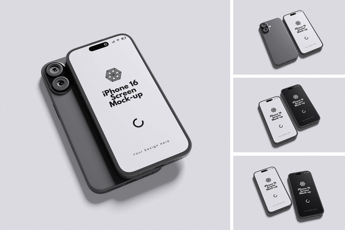 iPhone 16 Screen Mockup（813298）-技能树